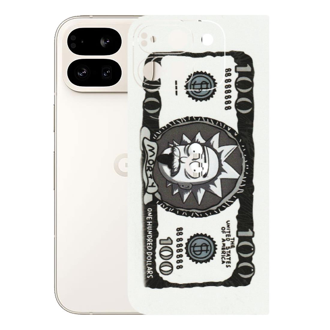 Google Pixel Phone Skins (All Models) - Rick And Morty Hundred Dollar Anime - Matte Finish (M-161) Google Pixel 9 PRO FOLD