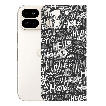 Google Pixel Phone Skins (All Models) - Hi Hello Doodles - Matte Finish (M-25) Google Pixel 9 PRO FOLD