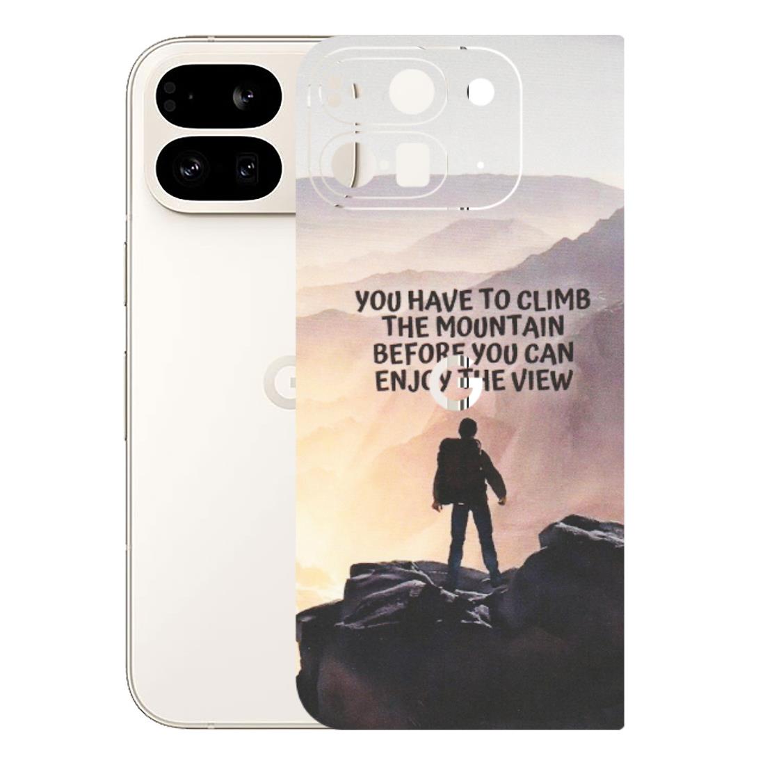 Google Pixel Phone Skins (All Models) - Motivational Hiking Mountain - Matte Finish (M-28) Google Pixel 9 PRO FOLD