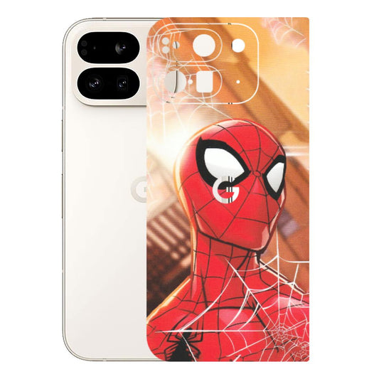 Google Pixel Phone Skins (All Models) - Spiderman Face New - Matte Finish (M-41) Google Pixel 9 PRO FOLD