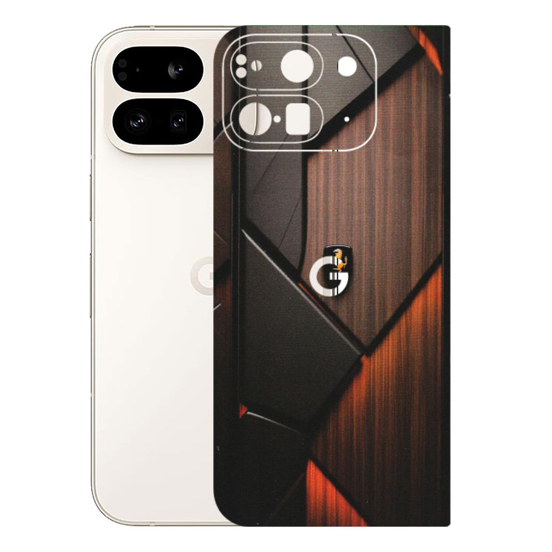 Google Pixel Phone Skins (All Models) - Lambo Beauty Wood Pattern Sober - Matte Finish (M-51) Google Pixel 9 PRO FOLD