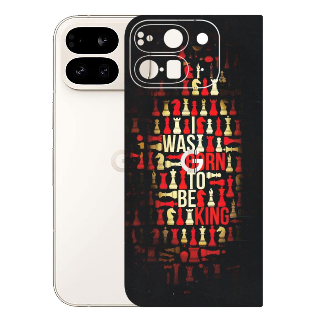 Google Pixel Phone Skins (All Models) - Born To Be King - Matte Finish (M-73) Google Pixel 9 PRO FOLD