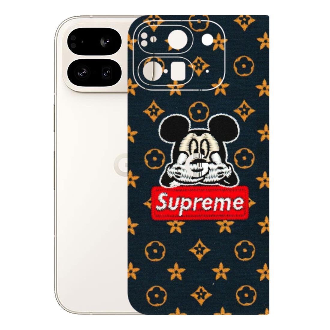 Google Pixel Phone Skins (All Models) - Mickey Supreme - Matte Finish (M-83) Google Pixel 9 PRO FOLD