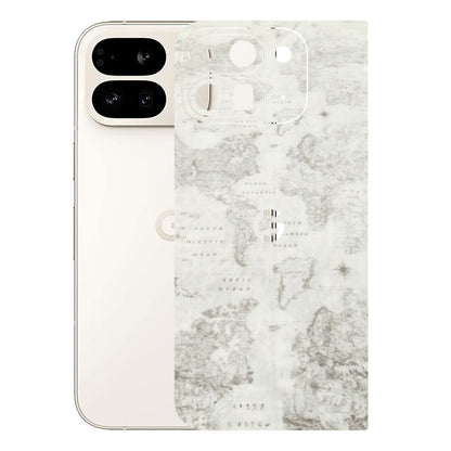 Google Pixel Phone Skins (All Models) - World Travel Map - Transparent Finish (T-04) Google Pixel 9 PRO FOLD