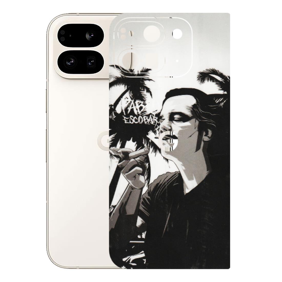 Google Pixel Phone Skins (All Models) - Pab Escobar - Transparent Finish (T-05) Google Pixel 9 PRO FOLD