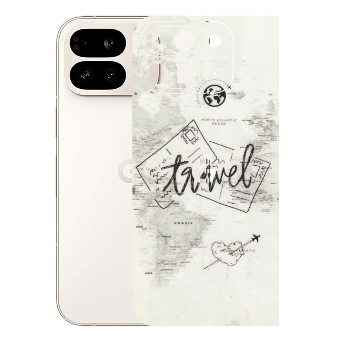 Google Pixel Phone Skins (All Models) - Travel Ticket - Transparent Finish (T-06) Google Pixel 9 PRO FOLD