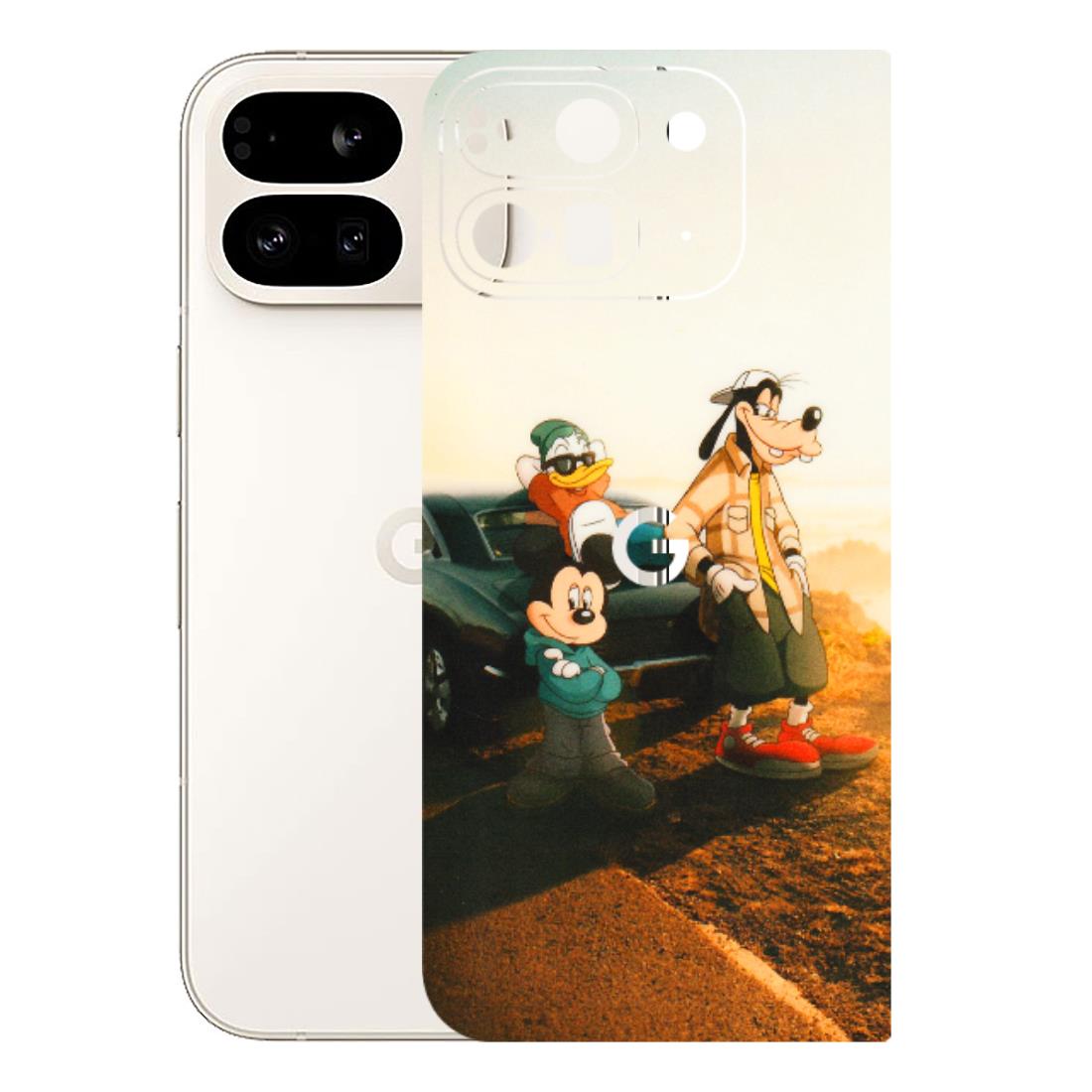 Google Pixel Phone Skins (All Models) - Hello Mr. Goofy - Transparent Finish (T-13) Google Pixel 9 PRO FOLD