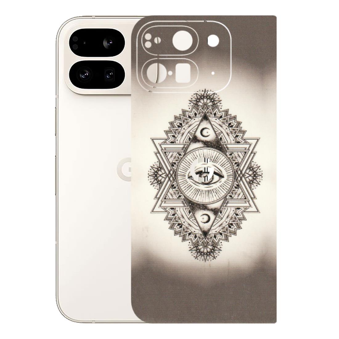 Google Pixel Phone Skins (All Models) - Illuminati Great Eye - Transparent Finish (T-14) Google Pixel 9 PRO FOLD