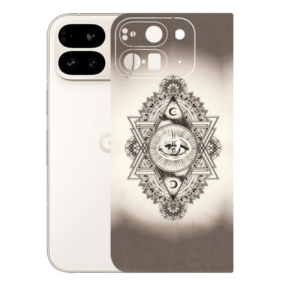 Google Pixel Phone Skins (All Models) - Illuminati Great Eye - Transparent Finish (T-14) Google Pixel 9 PRO FOLD