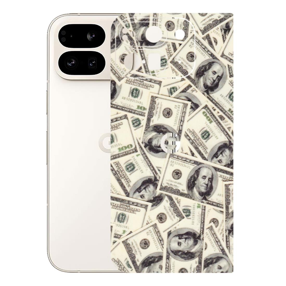 Google Pixel Phone Skins (All Models) - Dollar Lover - Transparent Finish (T-17) Google Pixel 9 PRO FOLD