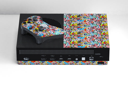 Xbox Series S Popular Brands Logo Graffiti Finish Skin