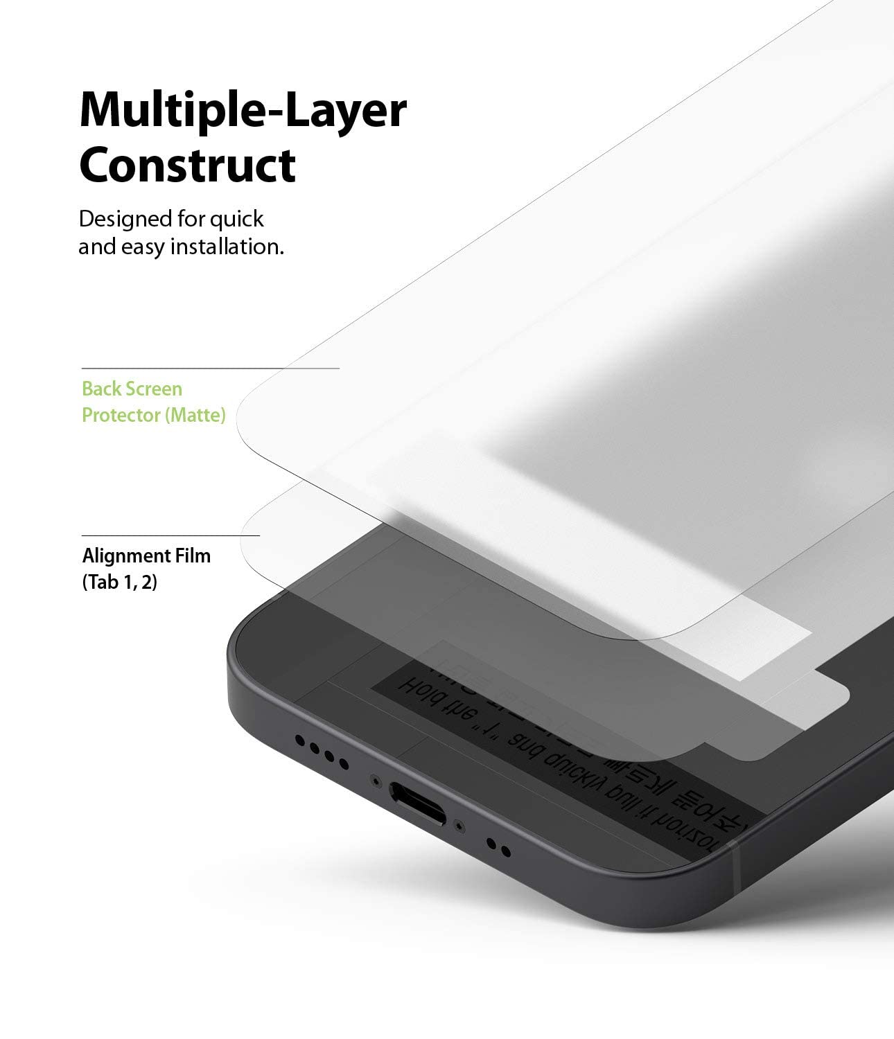 Gloss Membrane 3 Layer Screen Protector for Smartphones