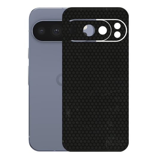 Google Pixel Phone Skins (All Models) - Black honeycomb - 3D Embossed Finish (L-114) Google Pixel 10 Pro