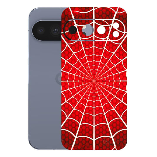 Google Pixel Phone Skins (All Models) - Classic Spidey Web - 3D Embossed Finish (L-115) Google Pixel 10 Pro