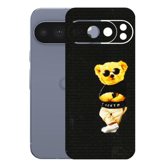 Google Pixel Phone Skins (All Models) - Classy Teddy Bear - 3D Embossed Finish (L-116) Google Pixel 10 Pro