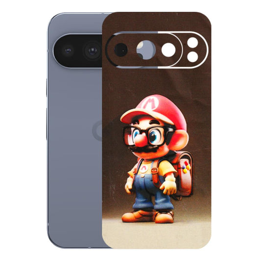 Google Pixel Phone Skins (All Models) - Little Mario - 3D Embossed Finish (L-119) Google Pixel 10 Pro