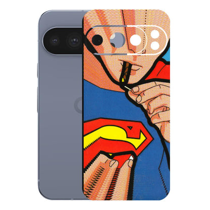 Google Pixel Phone Skins (All Models) - Superman Sutta - 3D Embossed Finish (L-130) Google Pixel 10 Pro