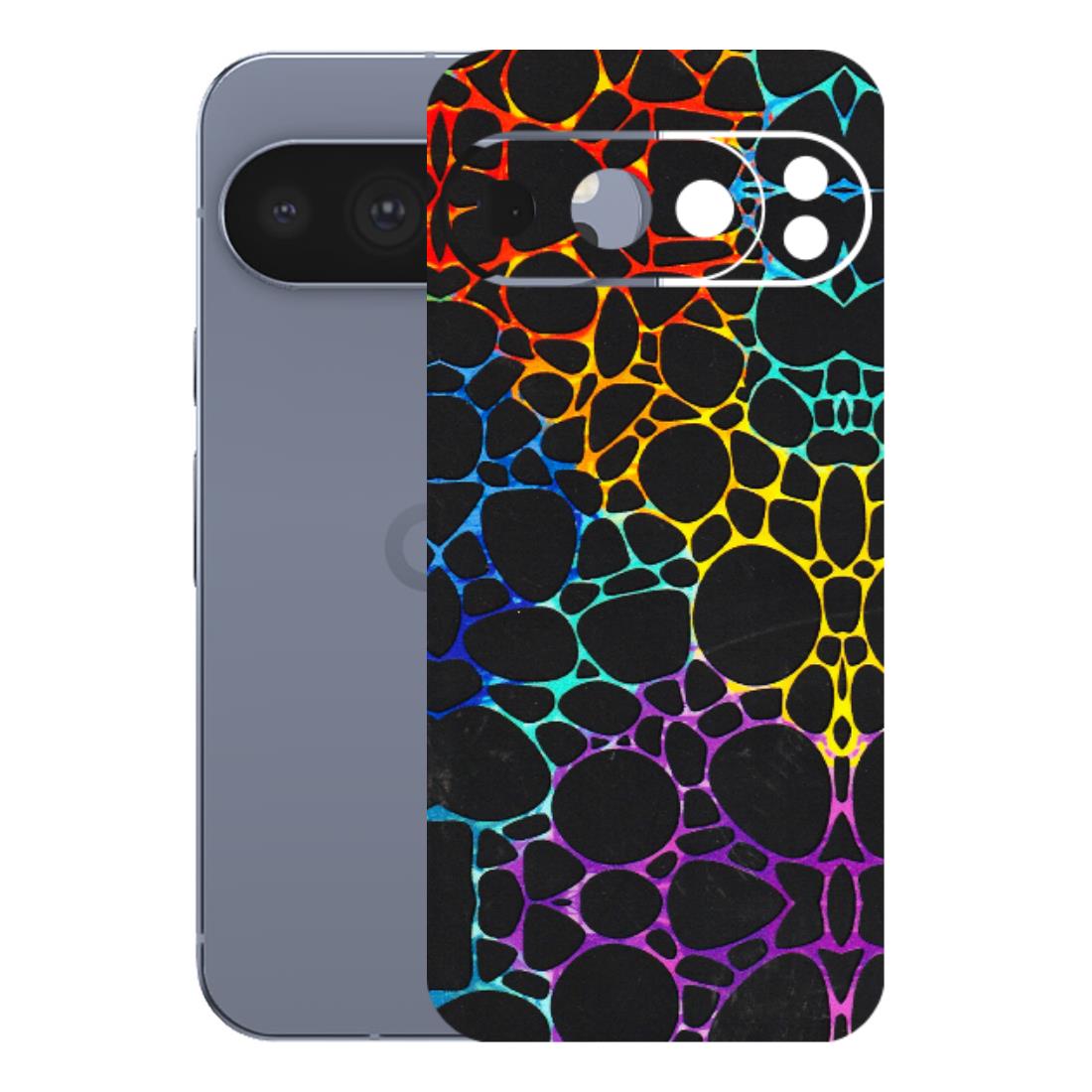 Google Pixel Phone Skins (All Models) - Abstract Art MultiColour - 3D Embossed Finish (L-133) Google Pixel 10 Pro