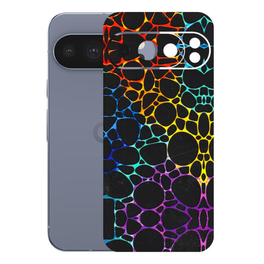 Google Pixel Phone Skins (All Models) - Abstract Art MultiColour - 3D Embossed Finish (L-133) Google Pixel 10 Pro