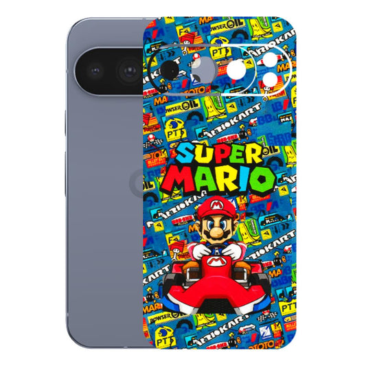 Google Pixel Phone Skins (All Models) - Super Mario Kart - 3D Embossed Finish (L-140) Google Pixel 10 Pro