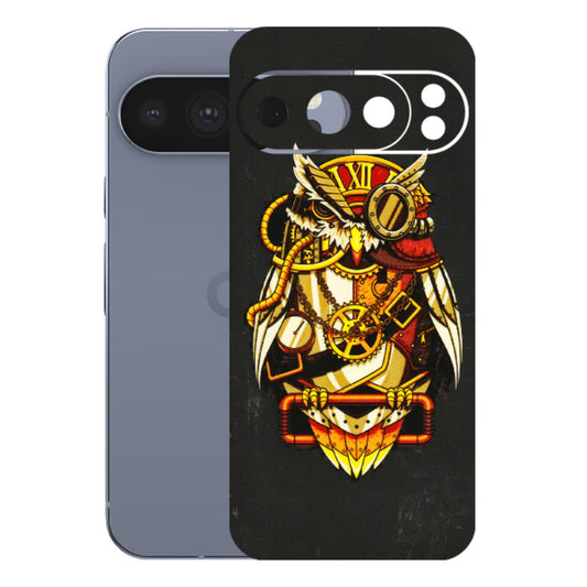 Google Pixel Phone Skins (All Models) - Classy Smart Owl - 3D Embossed Finish (L-144) Google Pixel 10 Pro