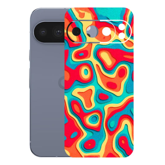 Google Pixel Phone Skins (All Models) - Abstract Swirl - 3D Embossed Finish (L-150) Google Pixel 10 Pro