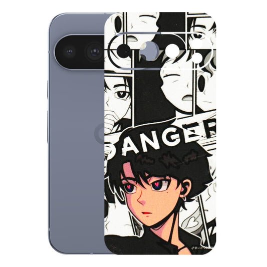 Google Pixel Phone Skins (All Models) - Danger Anime - 3D Embossed Finish (L-155) Google Pixel 10 Pro