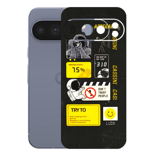 Google Pixel Phone Skins (All Models) - Black Cassini - 3D Embossed Finish (L-161) Google Pixel 10 Pro