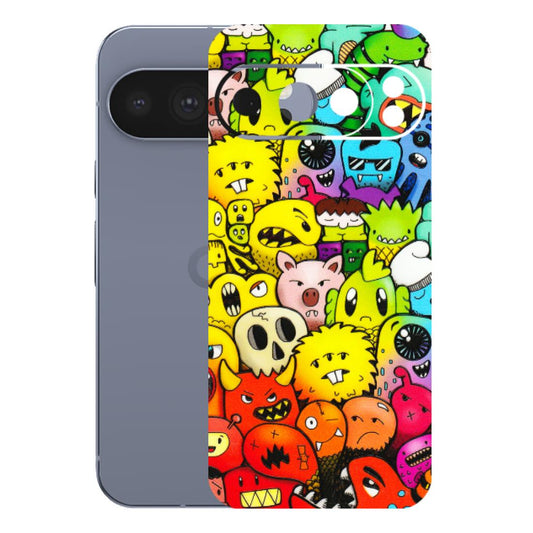 Google Pixel Phone Skins (All Models) - Angry Funkies - 3D Embossed Finish (L-169) Google Pixel 10 Pro