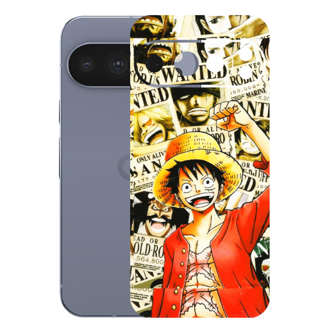 Google Pixel Phone Skins (All Models) - Luffy Anime - 3D Embossed Finish (L-177) Google Pixel 10 Pro