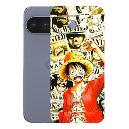 Google Pixel Phone Skins (All Models) - Luffy Anime - 3D Embossed Finish (L-177) Google Pixel 10 Pro