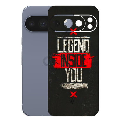 Google Pixel Phone Skins (All Models) - Legend Inside You - 3D Embossed Finish (L-186) Google Pixel 10 Pro