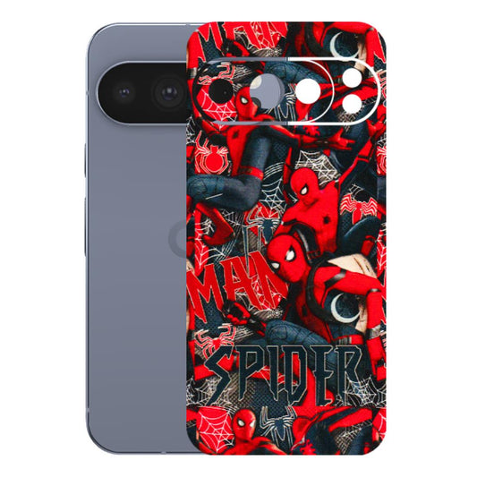 Google Pixel Phone Skins (All Models) - SpiderMan Cool - 3D Embossed Finish (L-188) Google Pixel 10 Pro
