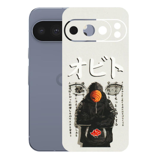 Google Pixel Phone Skins (All Models) - Obito Anime Eye - 3D Embossed Finish (L-19) Google Pixel 10 Pro