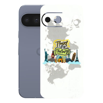 Google Pixel Phone Skins (All Models) - Travel Therapy - 3D Embossed Finish (L-199) Google Pixel 10 Pro