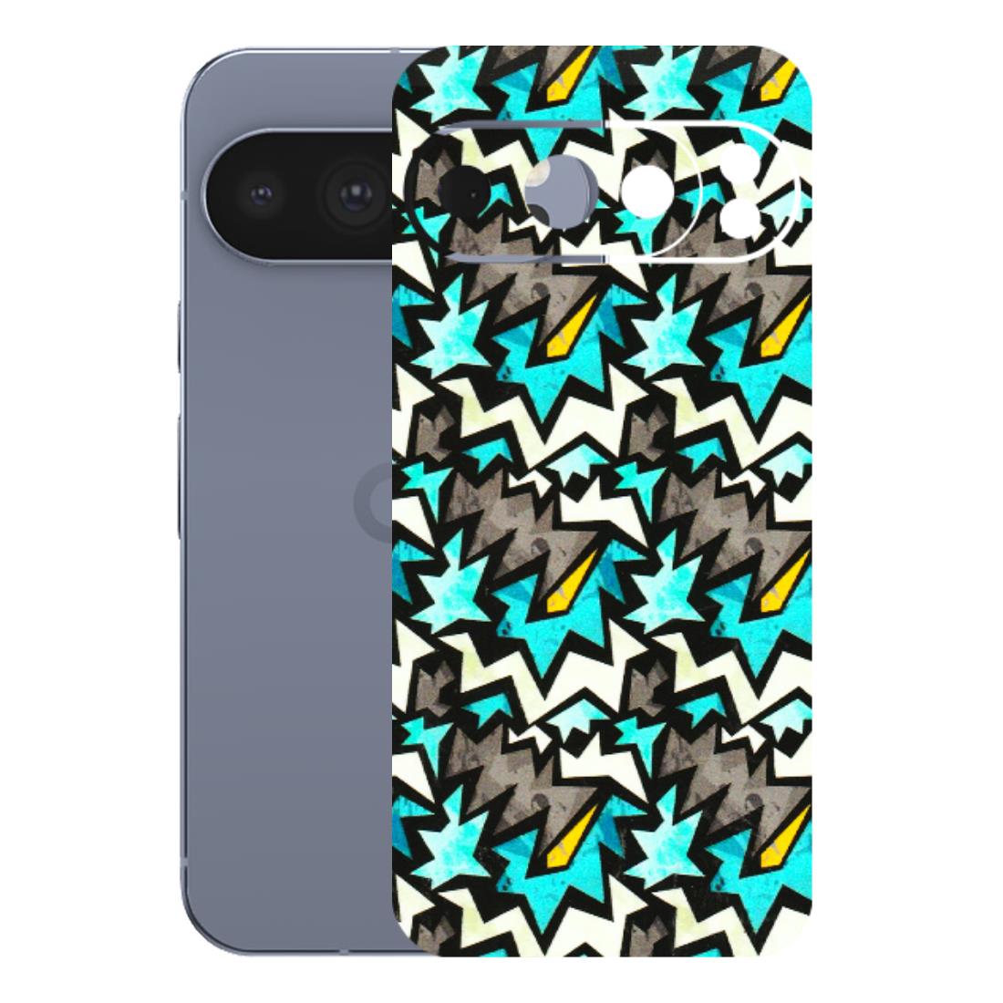 Google Pixel Phone Skins (All Models) - Funky Zig Zag - 3D Embossed Finish (L-223) Google Pixel 10 Pro
