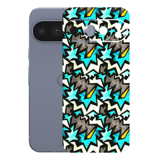 Google Pixel Phone Skins (All Models) - Funky Zig Zag - 3D Embossed Finish (L-223) Google Pixel 10 Pro