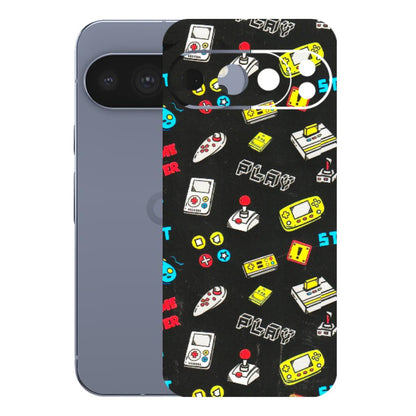 Google Pixel Phone Skins (All Models) - Gaming Doodles - 3D Embossed Finish (L-224) Google Pixel 10 Pro