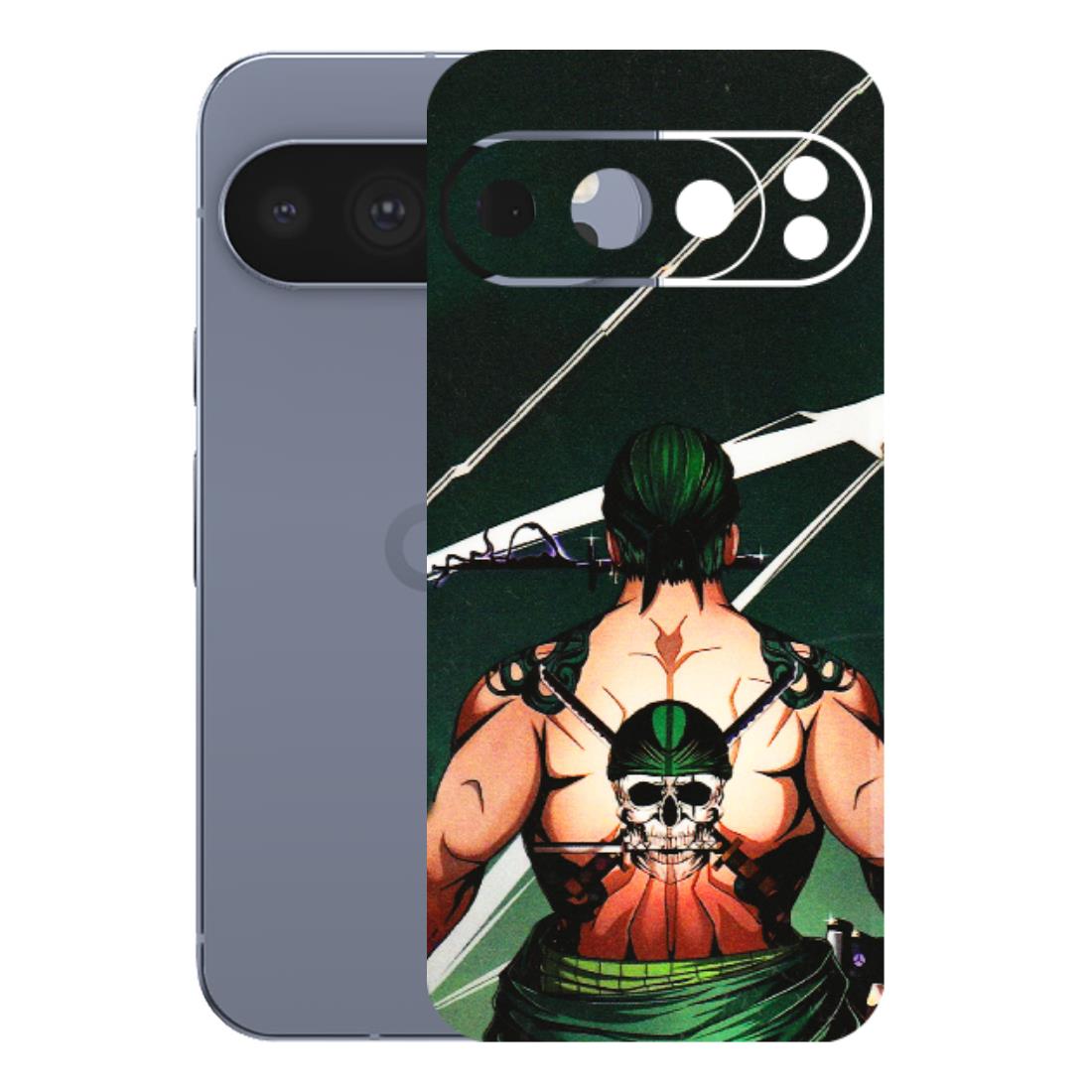 Google Pixel Phone Skins (All Models) - Zoro Anime - 3D Embossed Finish (L-23) Google Pixel 10 Pro