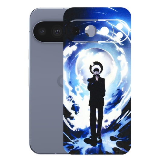 Google Pixel Phone Skins (All Models) - Satoru Gojo Dark Blue - 3D Embossed Finish (L-235) Google Pixel 10 Pro
