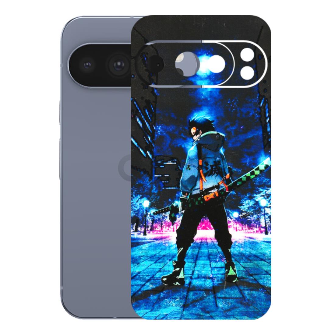 Google Pixel Phone Skins (All Models) - Demon Slayer Sword - 3D Embossed Finish (L-247) Google Pixel 10 Pro