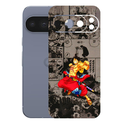 Google Pixel Phone Skins (All Models) - One Piece Rocket Punch Manga - 3D Embossed Finish (L-25) Google Pixel 10 Pro