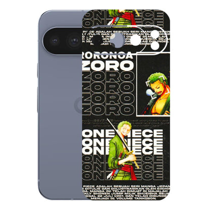 Google Pixel Phone Skins (All Models) - One Piece Zoro - 3D Embossed Finish (L-250) Google Pixel 10 Pro