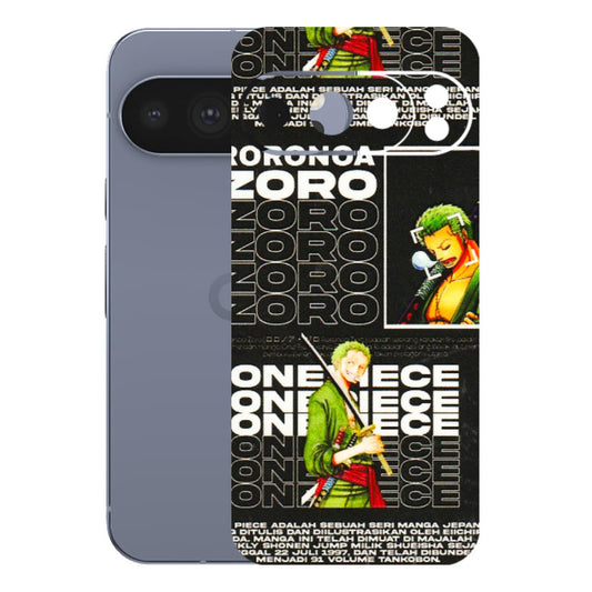 Google Pixel Phone Skins (All Models) - One Piece Zoro - 3D Embossed Finish (L-250) Google Pixel 10 Pro