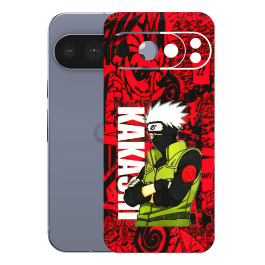 Google Pixel Phone Skins (All Models) - Kakashi Red Anime - 3D Embossed Finish (L-251) Google Pixel 10 Pro