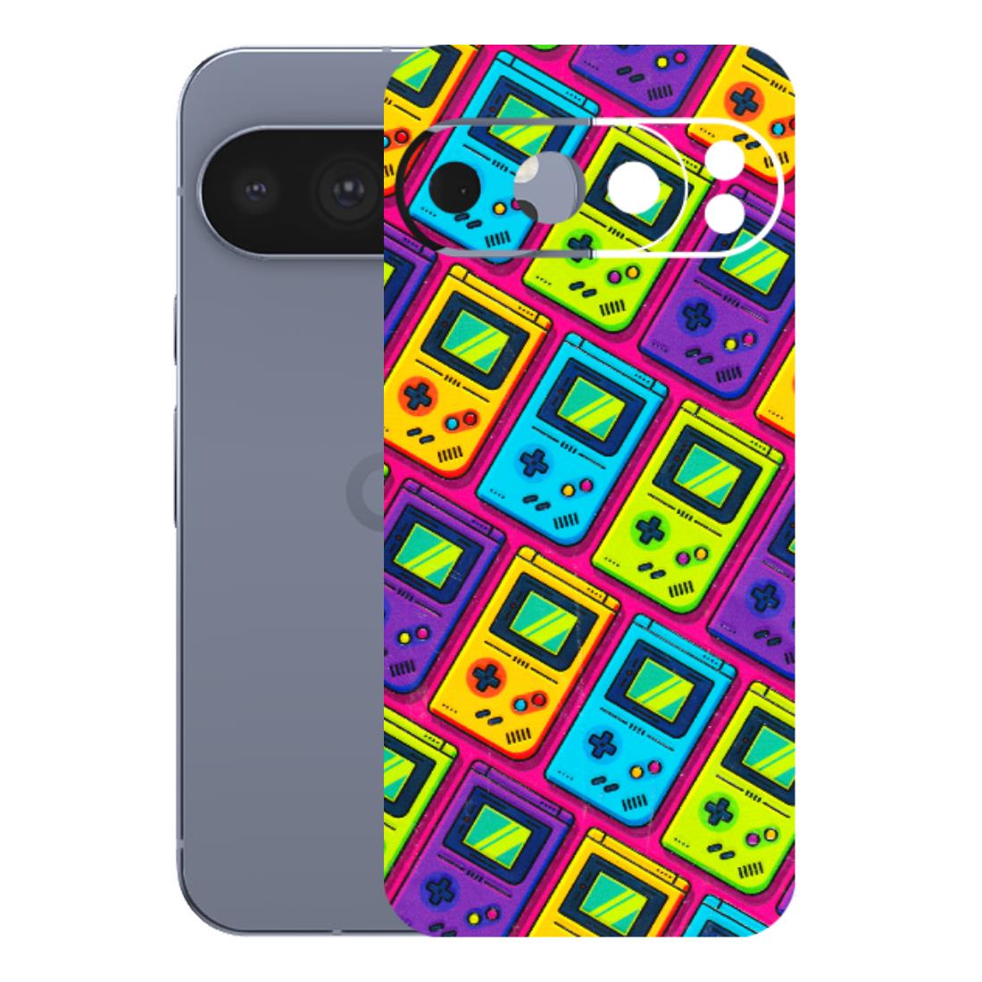 Google Pixel Phone Skins (All Models) - Gameboy Colourful - 3D Embossed Finish (L-266) Google Pixel 10 Pro