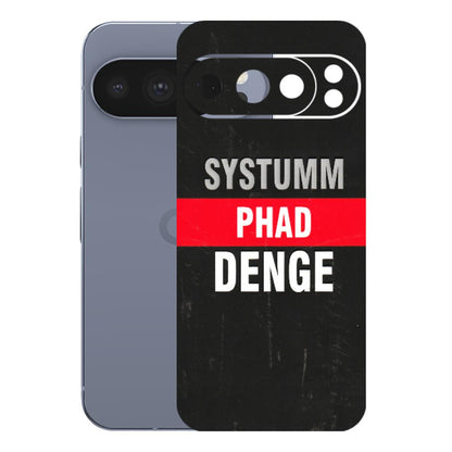 Google Pixel Phone Skins (All Models) - Systumm Phad Denge - 3D Embossed Finish (L-278) Google Pixel 10 Pro