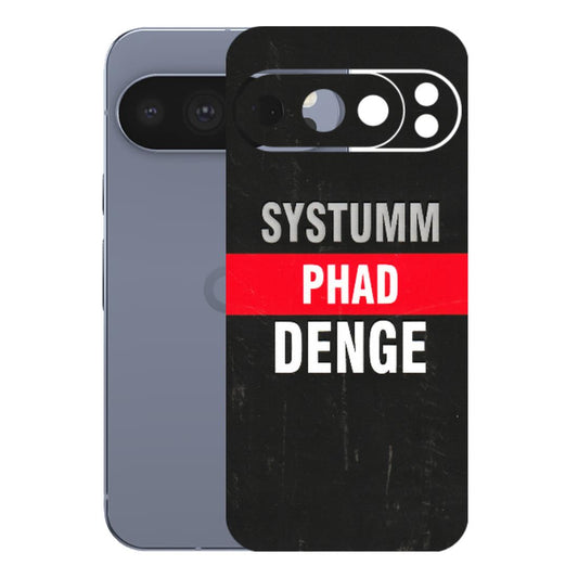 Google Pixel Phone Skins (All Models) - Systumm Phad Denge - 3D Embossed Finish (L-278) Google Pixel 10 Pro