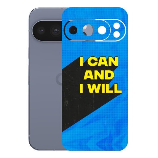 Google Pixel Phone Skins (All Models) - I Can And I Will - 3D Embossed Finish (L-281) Google Pixel 10 Pro
