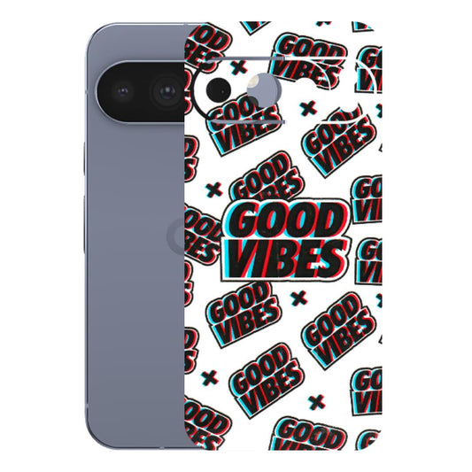 Google Pixel Phone Skins (All Models) - Good Vibes - 3D Embossed Finish (L-282) Google Pixel 10 Pro